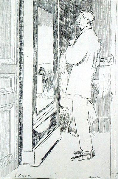 Den nya slipsen av Walter Richard Sickert