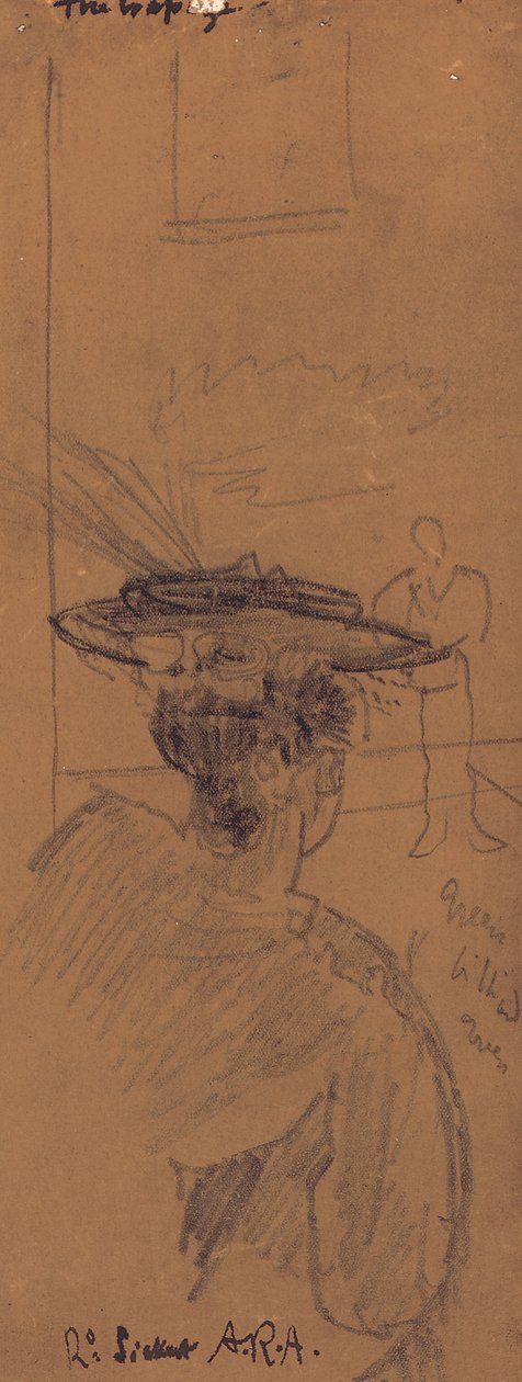 Trapesen (penna) av Walter Richard Sickert