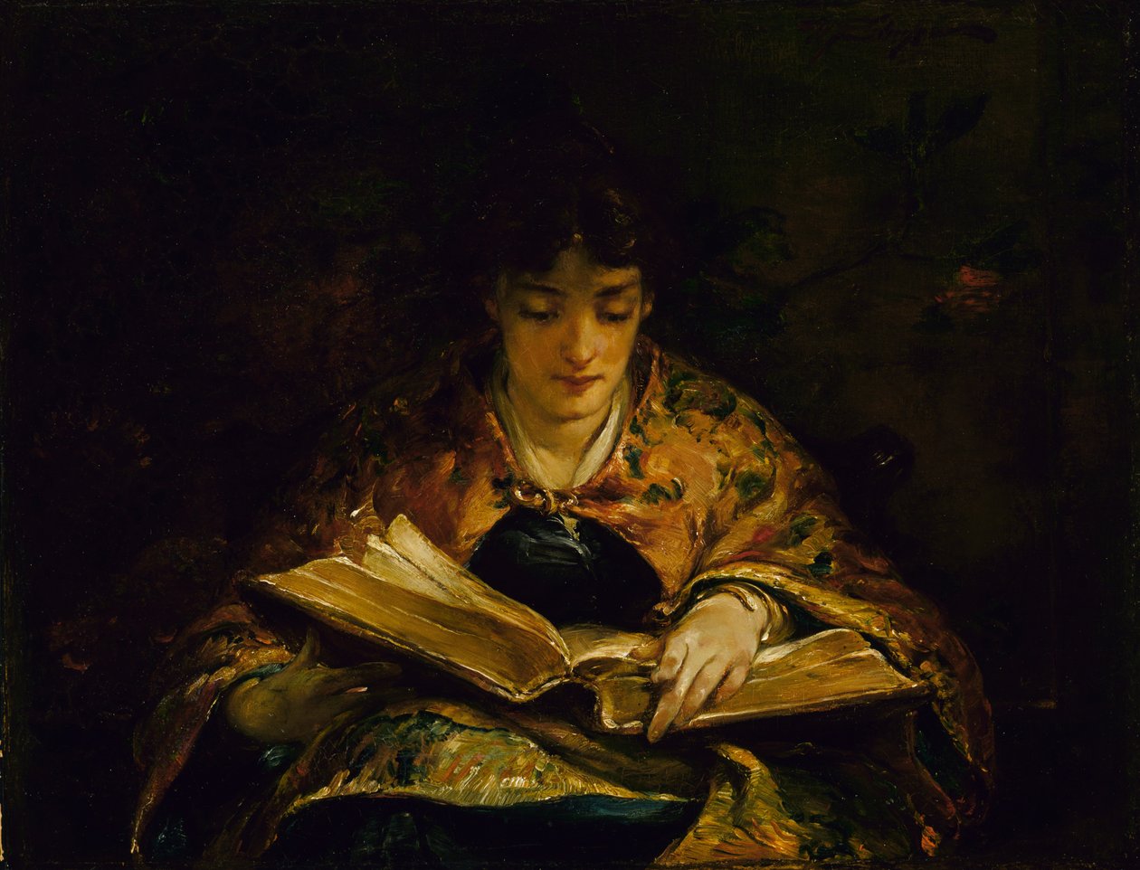Bland de gamla poeterna, 1800-talet. av Walter Shirlaw