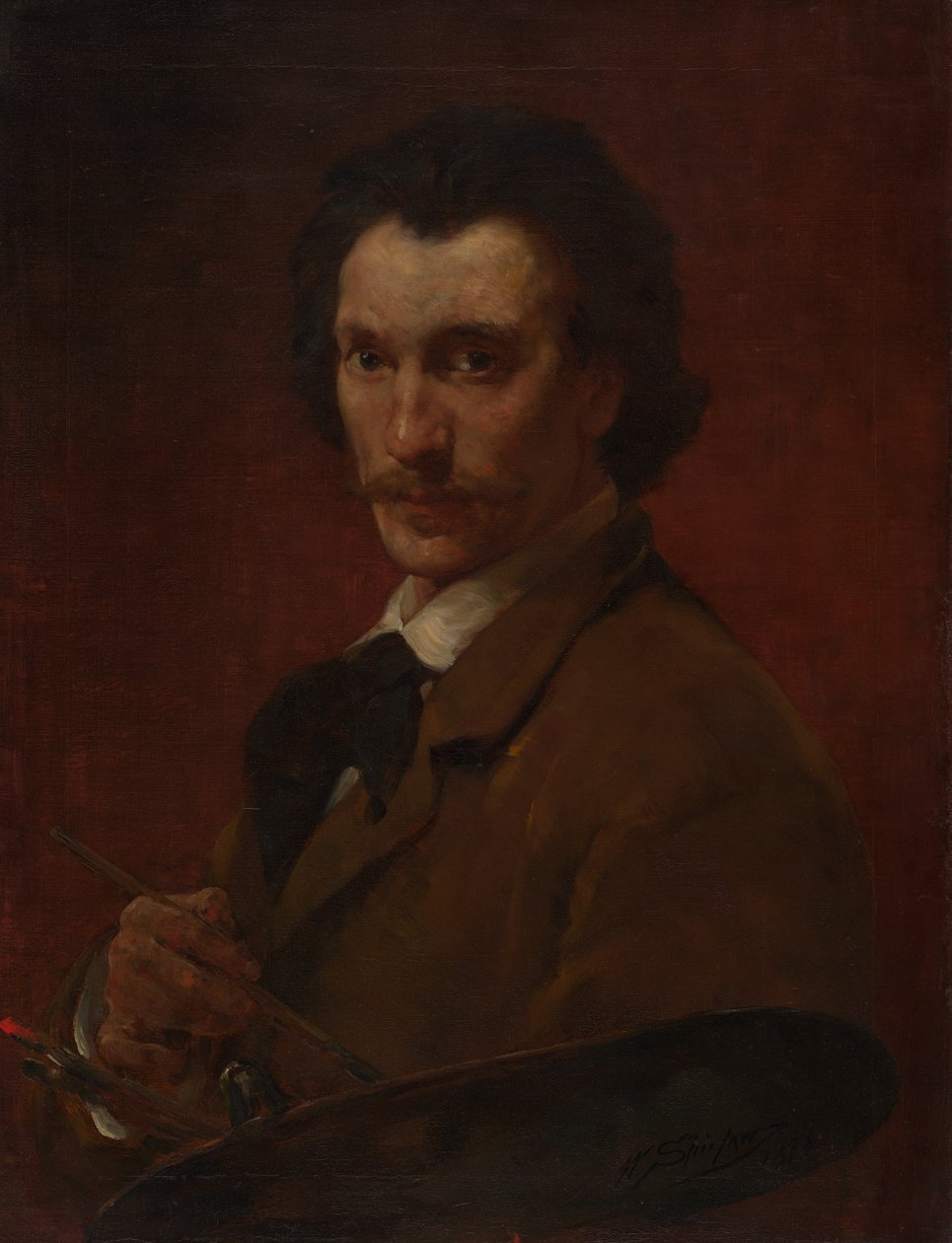 Självporträtt av Walter Shirlaw