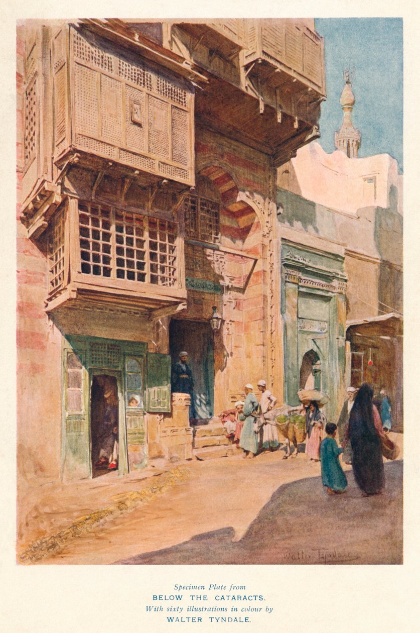Gatubild, Egypten, c1907. av Walter Tyndale