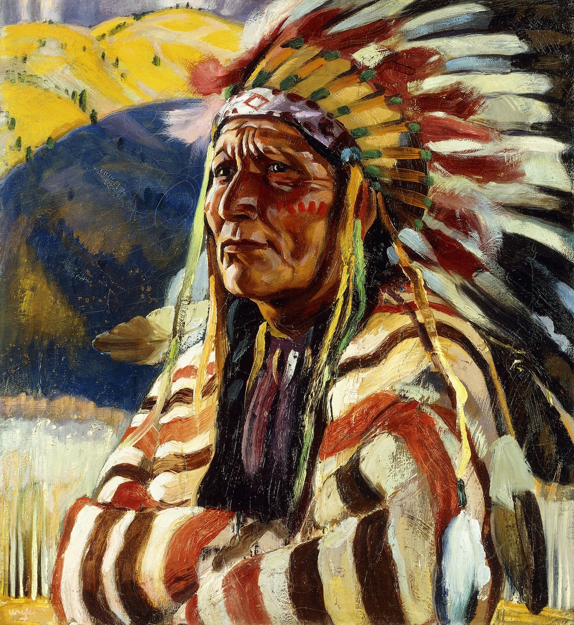 Chief Thundercloud av Walter Ufer