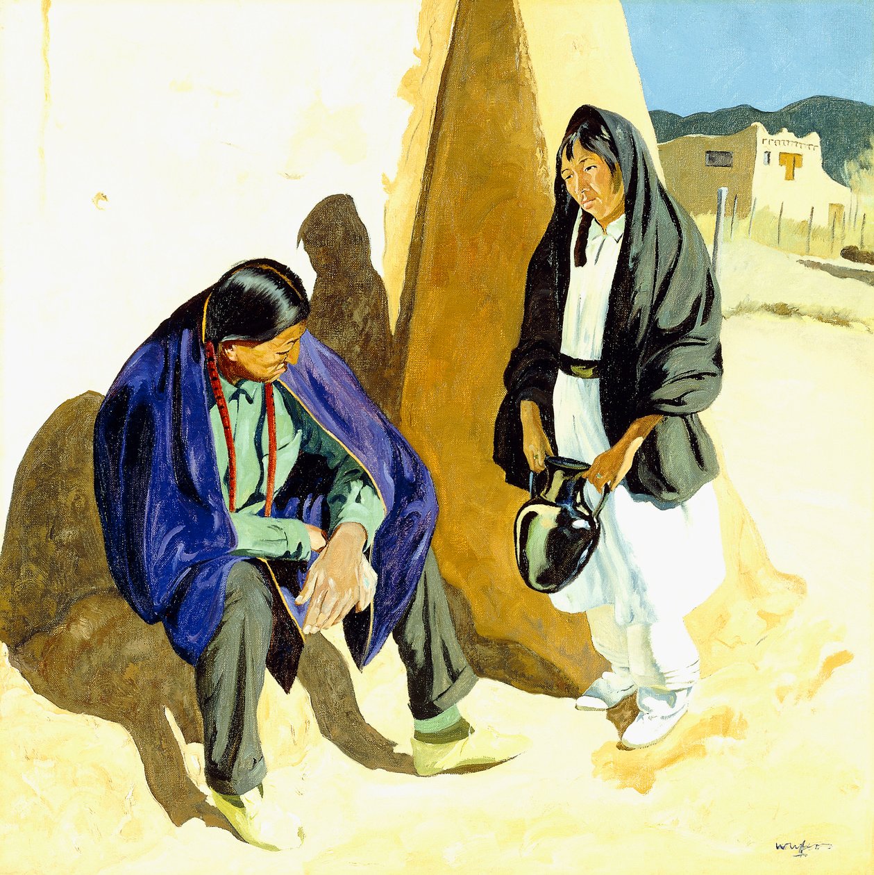 Noon Shadows av Walter Ufer