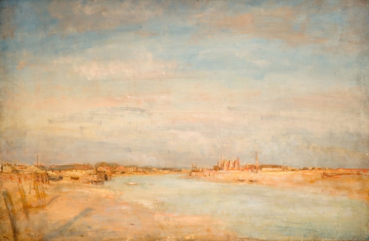 River Scene, 1935-1949. av Walter Westley Russell