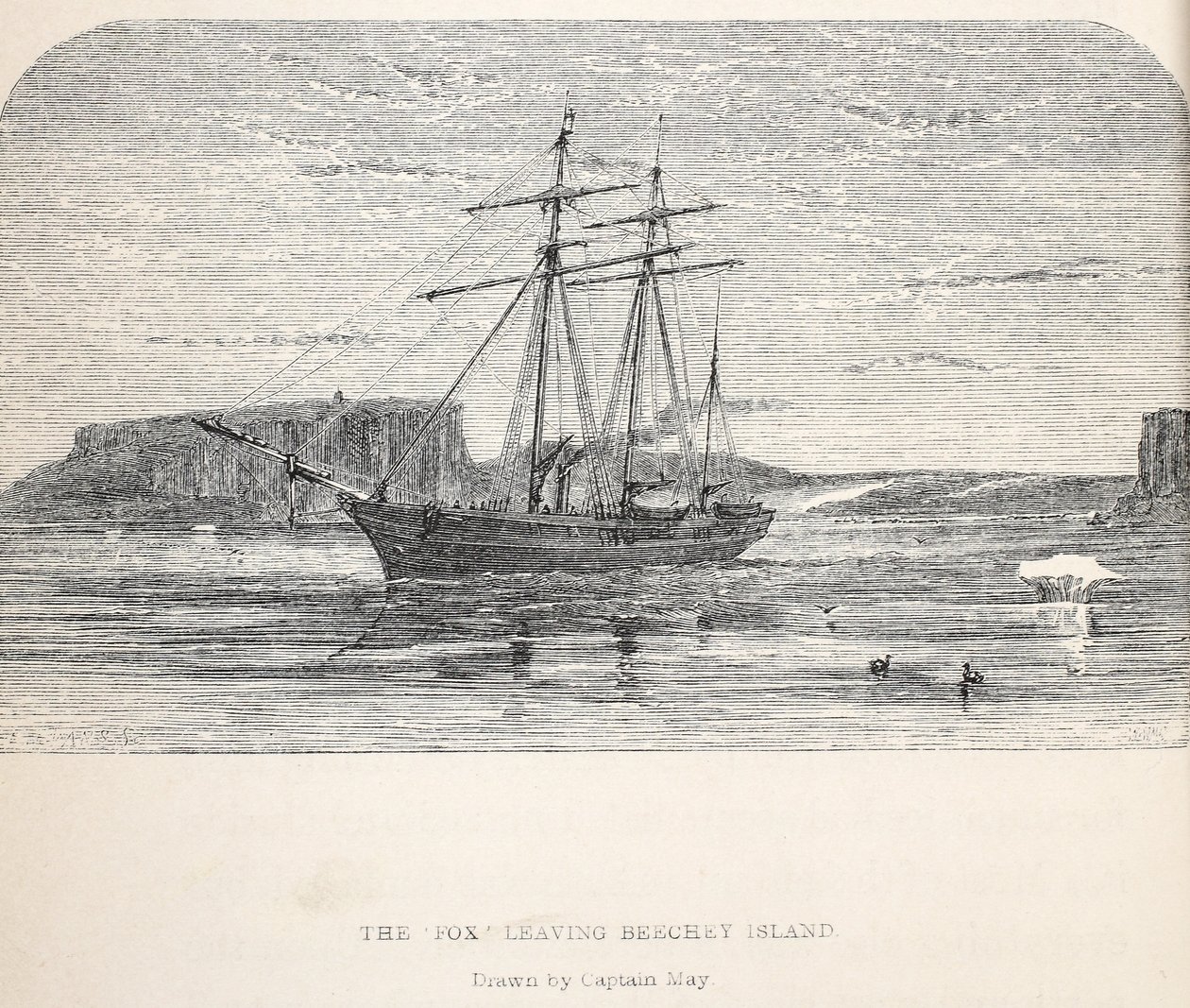 Räven lämnar Beachey Island, 1859 av Walter William May