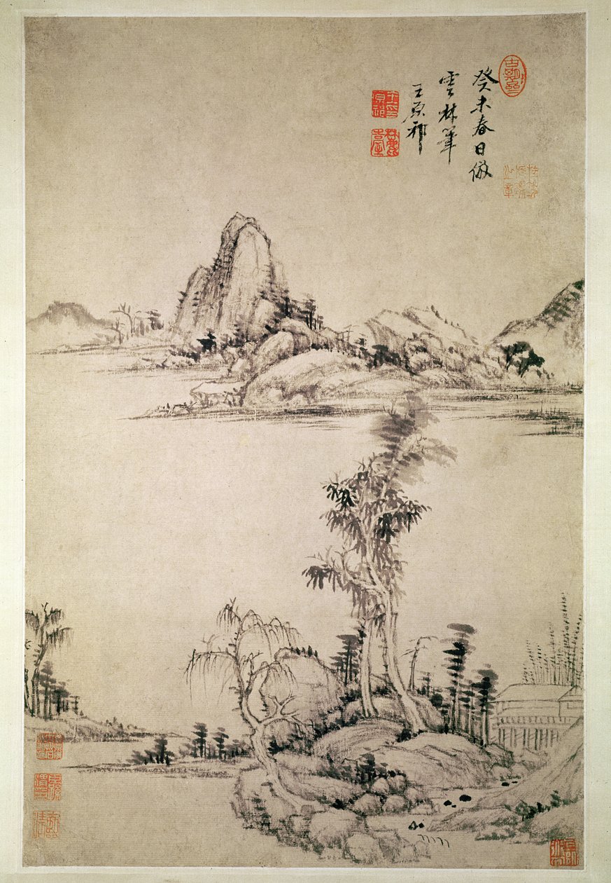Landskap av Wang Yuan Chi