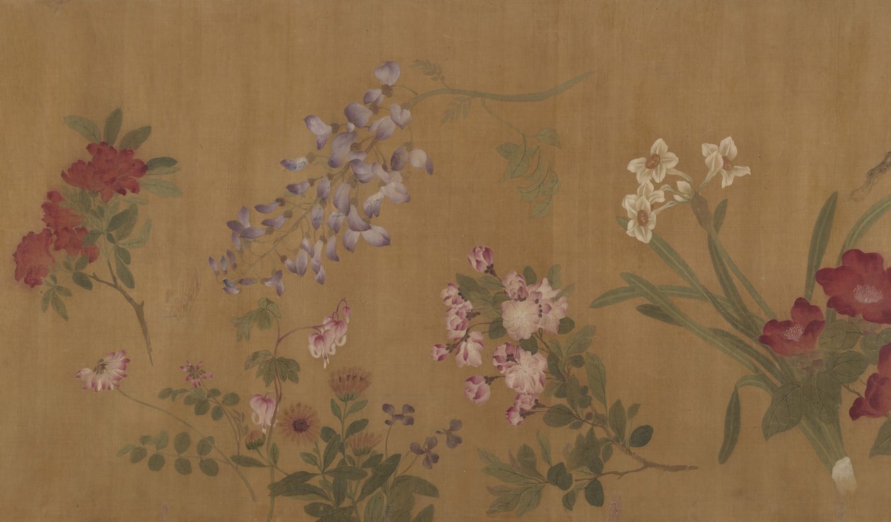 De hundra blommorna. av Wang Yuan