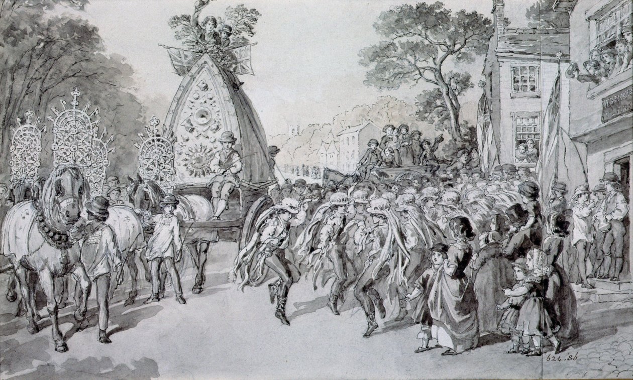 första maj i Bowdon, Cheshire av Warwick Brookes