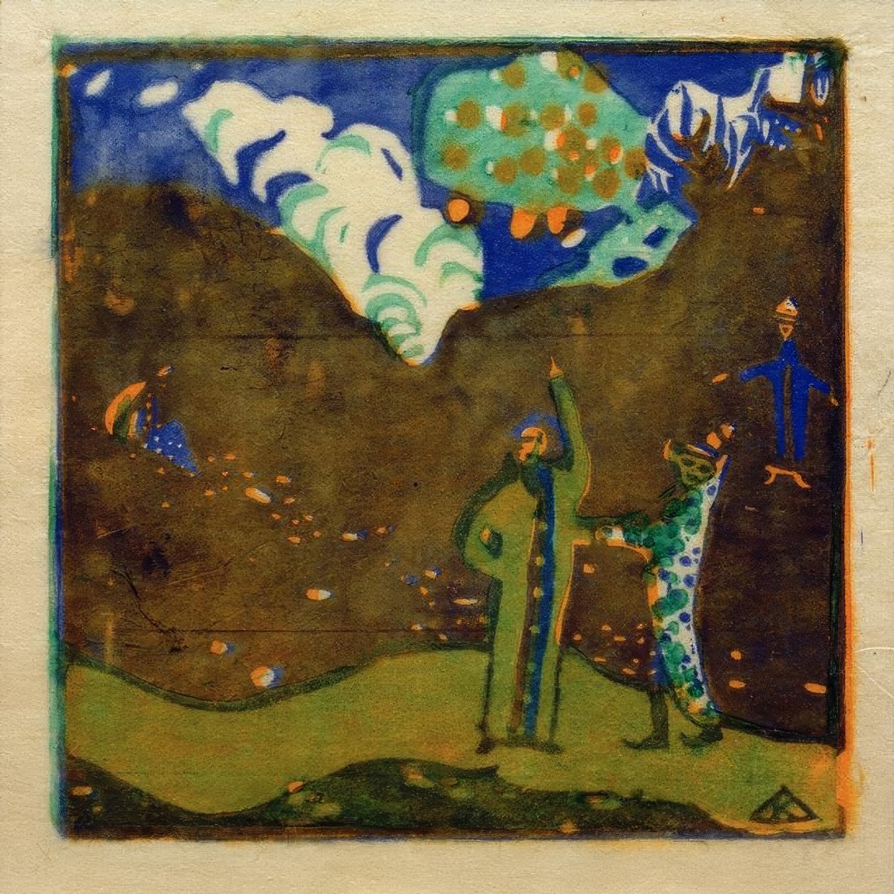 äppelträd av Wassily Kandinsky