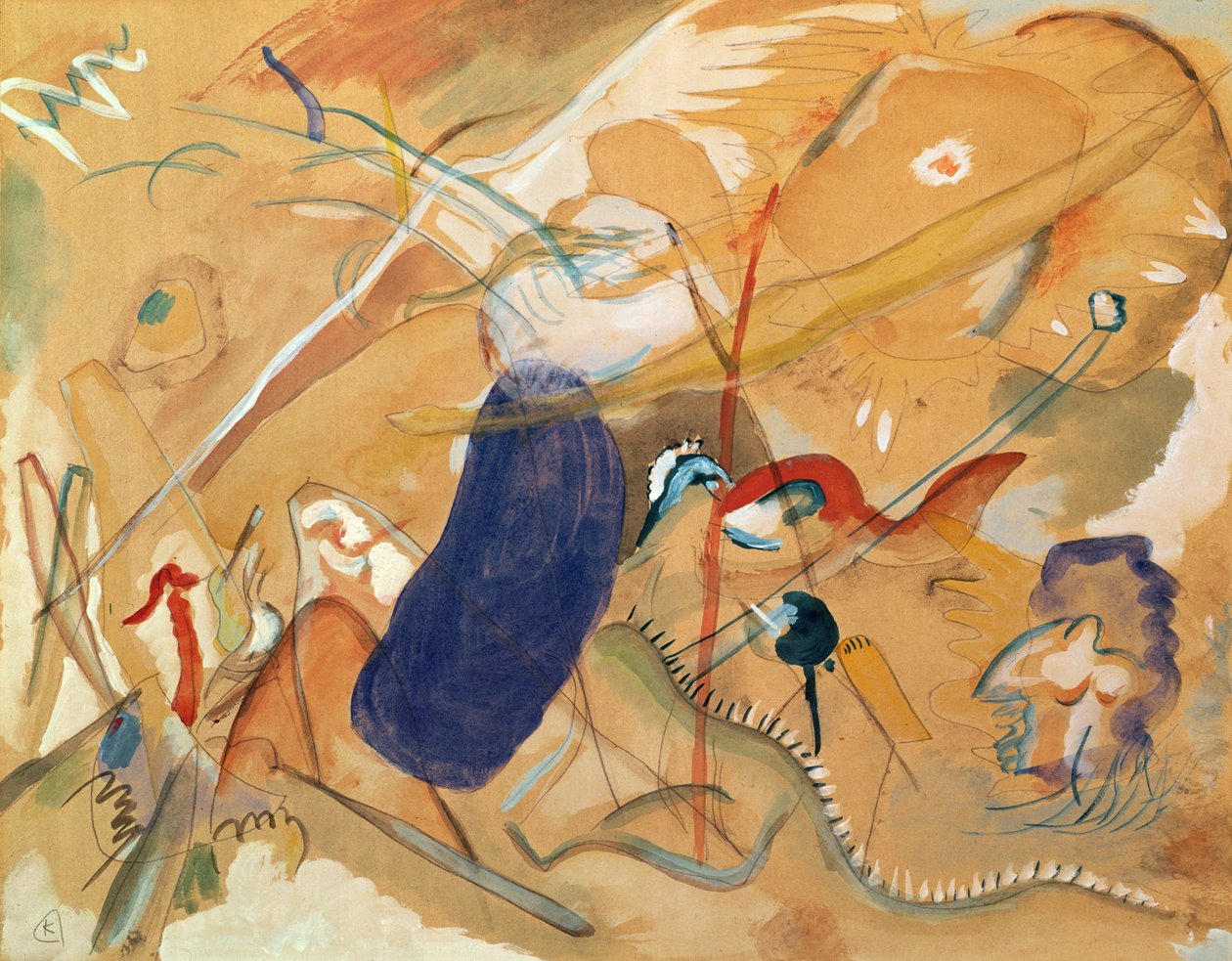 Blaricum av Wassily Kandinsky