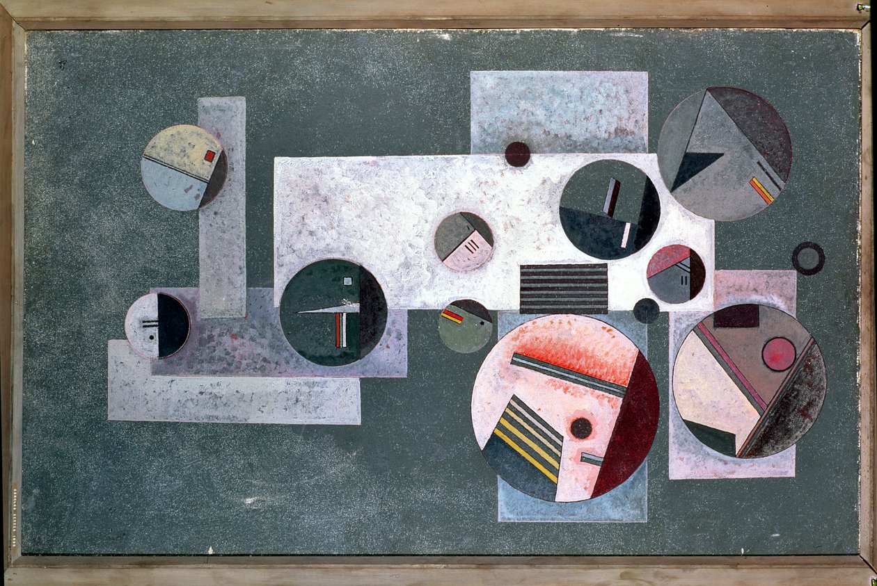 Slutna cirklar, 1933 av Wassily Kandinsky