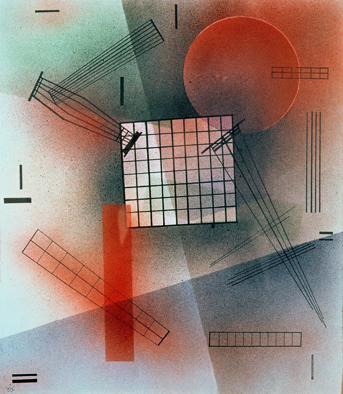 Komposition, 1928 av Wassily Kandinsky