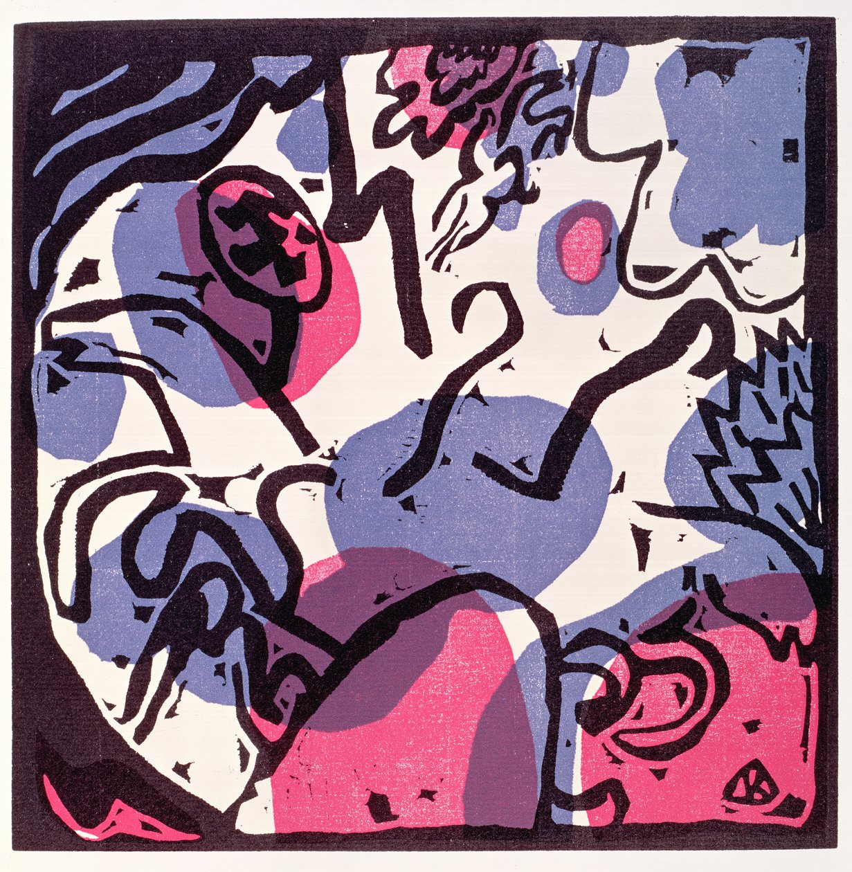Komposition från "Der Blaue Reiter", 1911 av Wassily Kandinsky