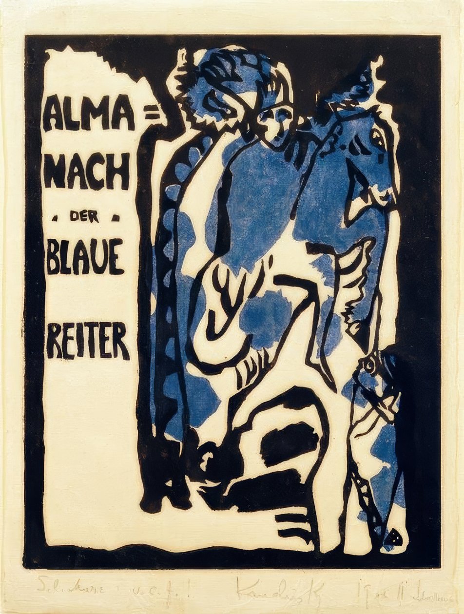 Den blå ryttaren av Wassily Kandinsky