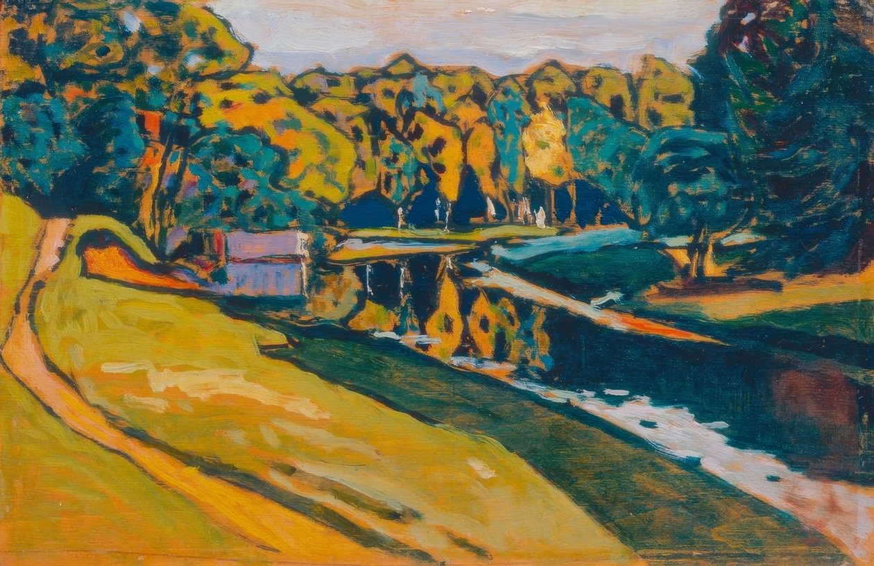 Hösten av Wassily Kandinsky