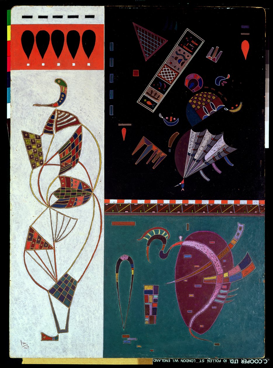 Division Unite, 1943 av Wassily Kandinsky