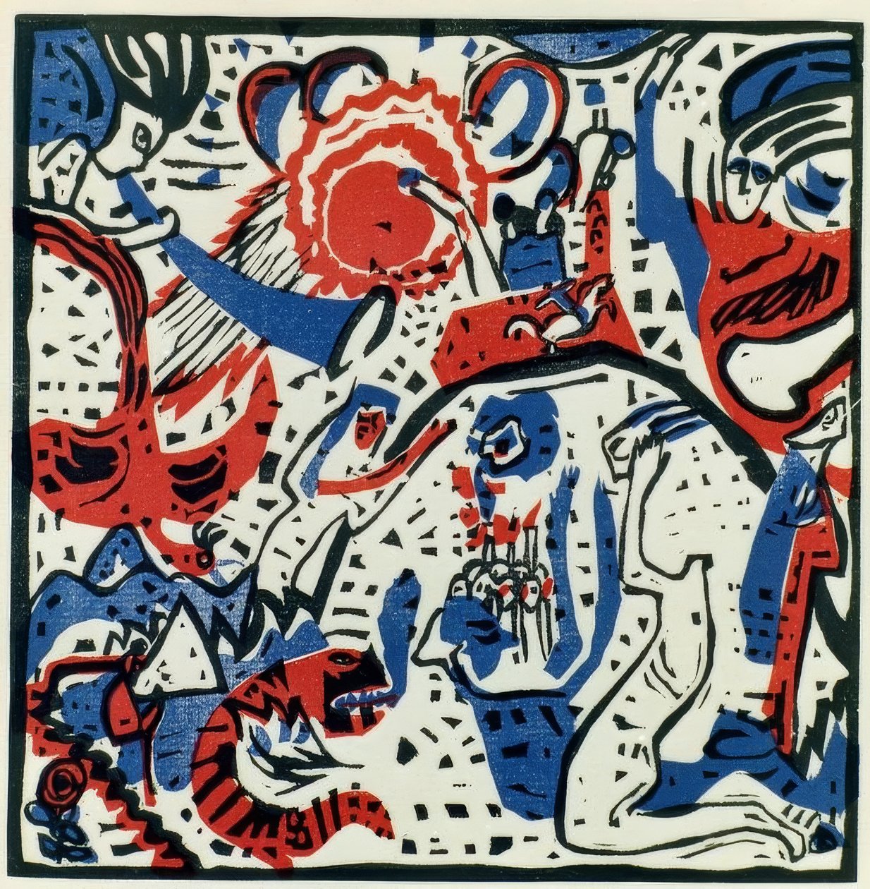Stor uppståndelse av Wassily Kandinsky