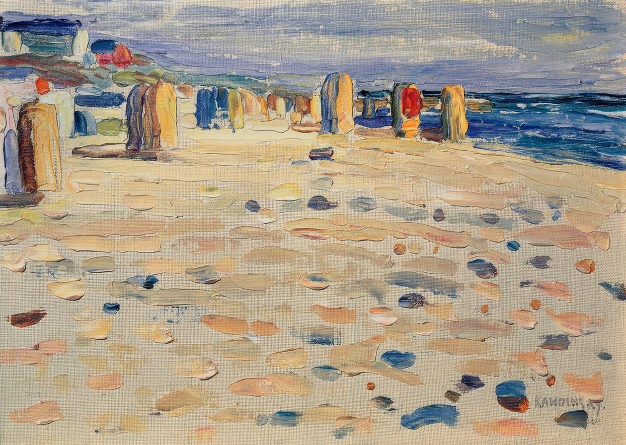 Holland – Strandkörbe av Wassily Kandinsky