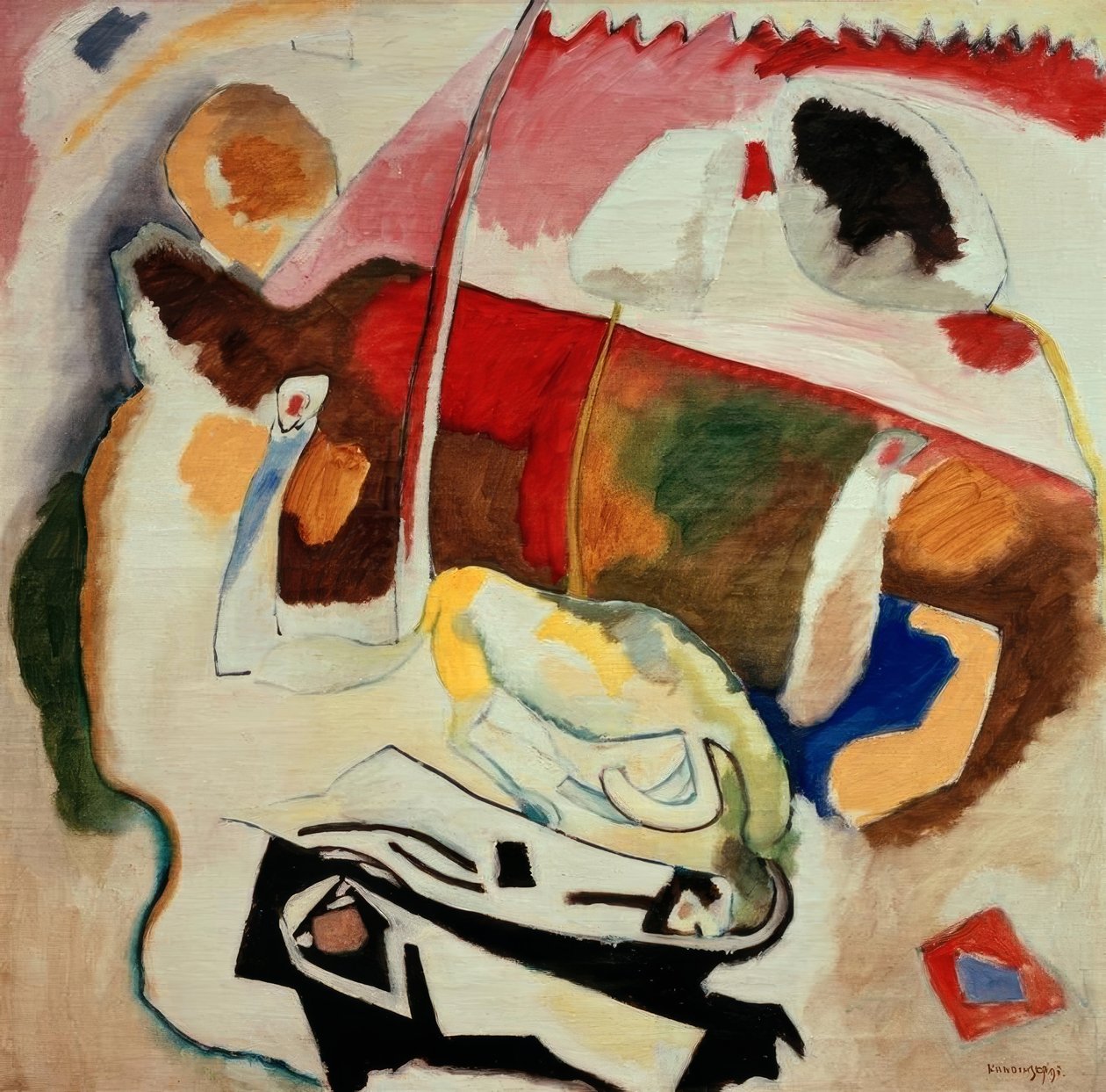 Improvisation 21 av Wassily Kandinsky