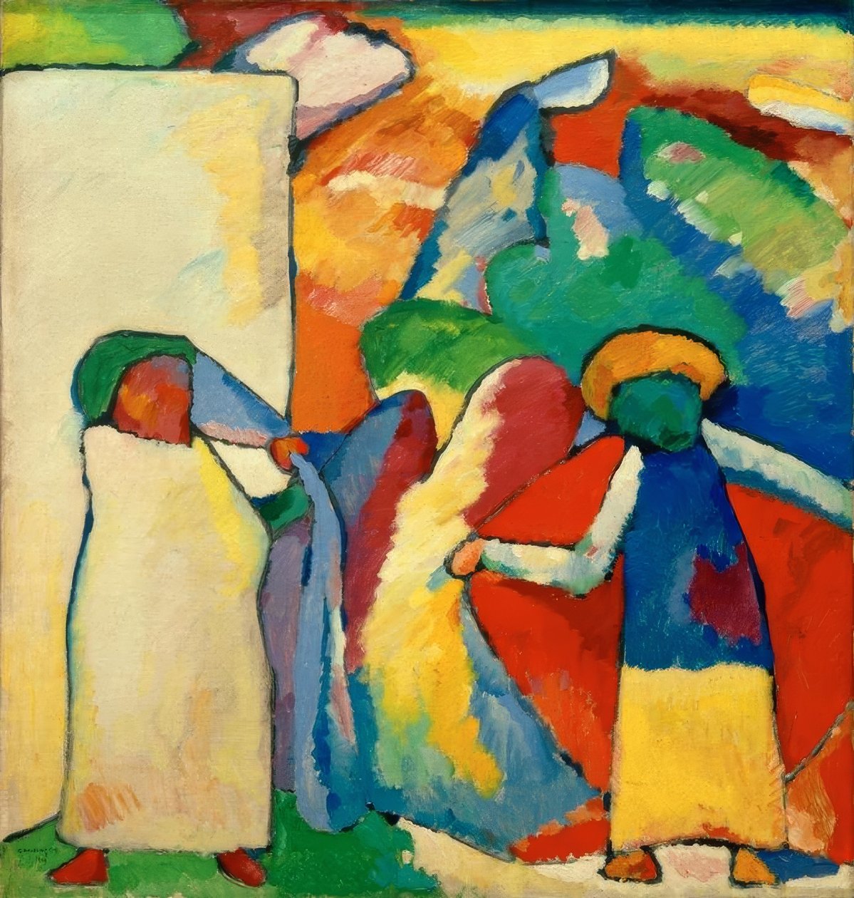 Improvisation 6 (afrikansk) av Wassily Kandinsky