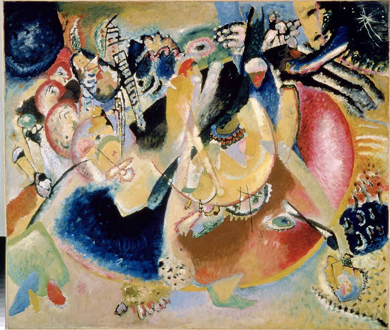 Improvisation of Cold Forms, 1914 av Wassily Kandinsky