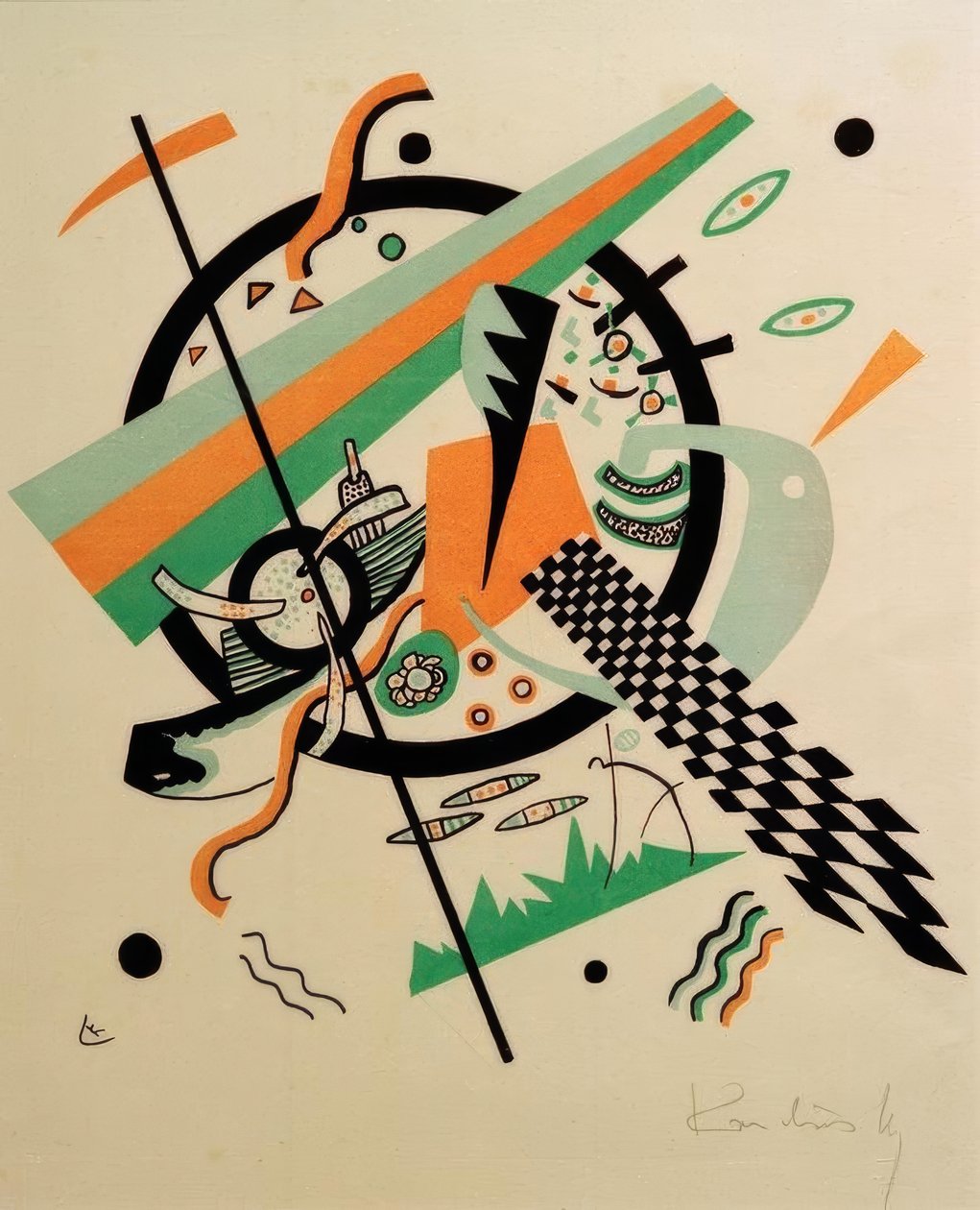 Små världar IV av Wassily Kandinsky