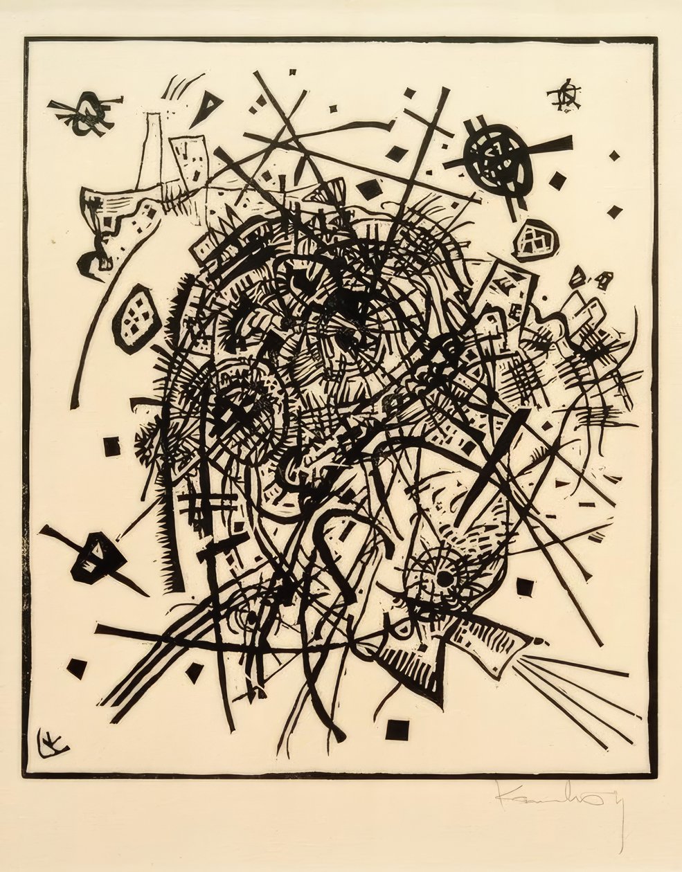 Små världar VIII av Wassily Kandinsky