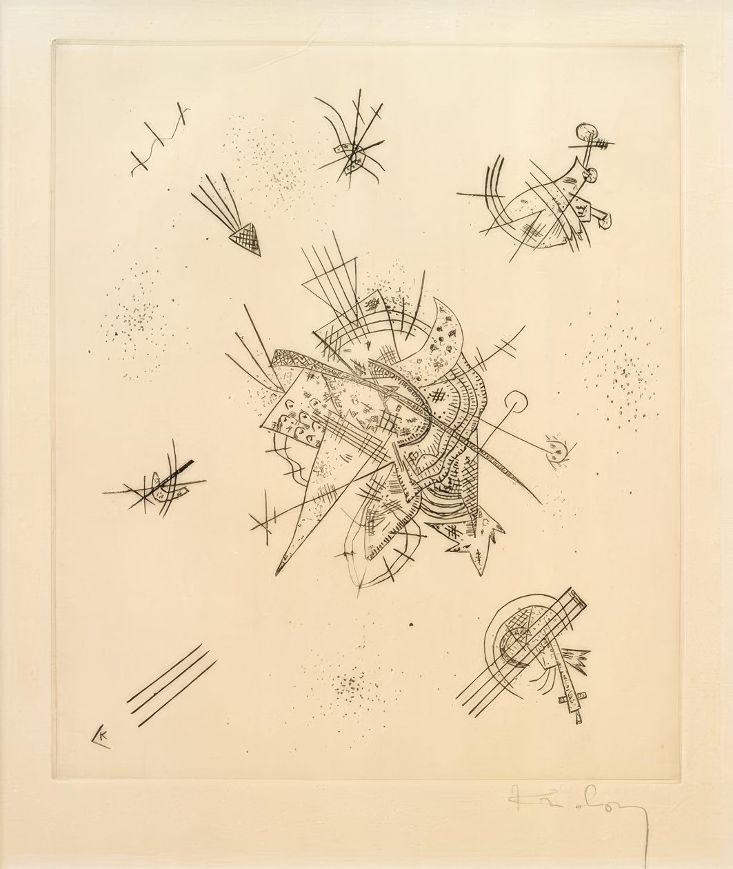 Små världar X av Wassily Kandinsky