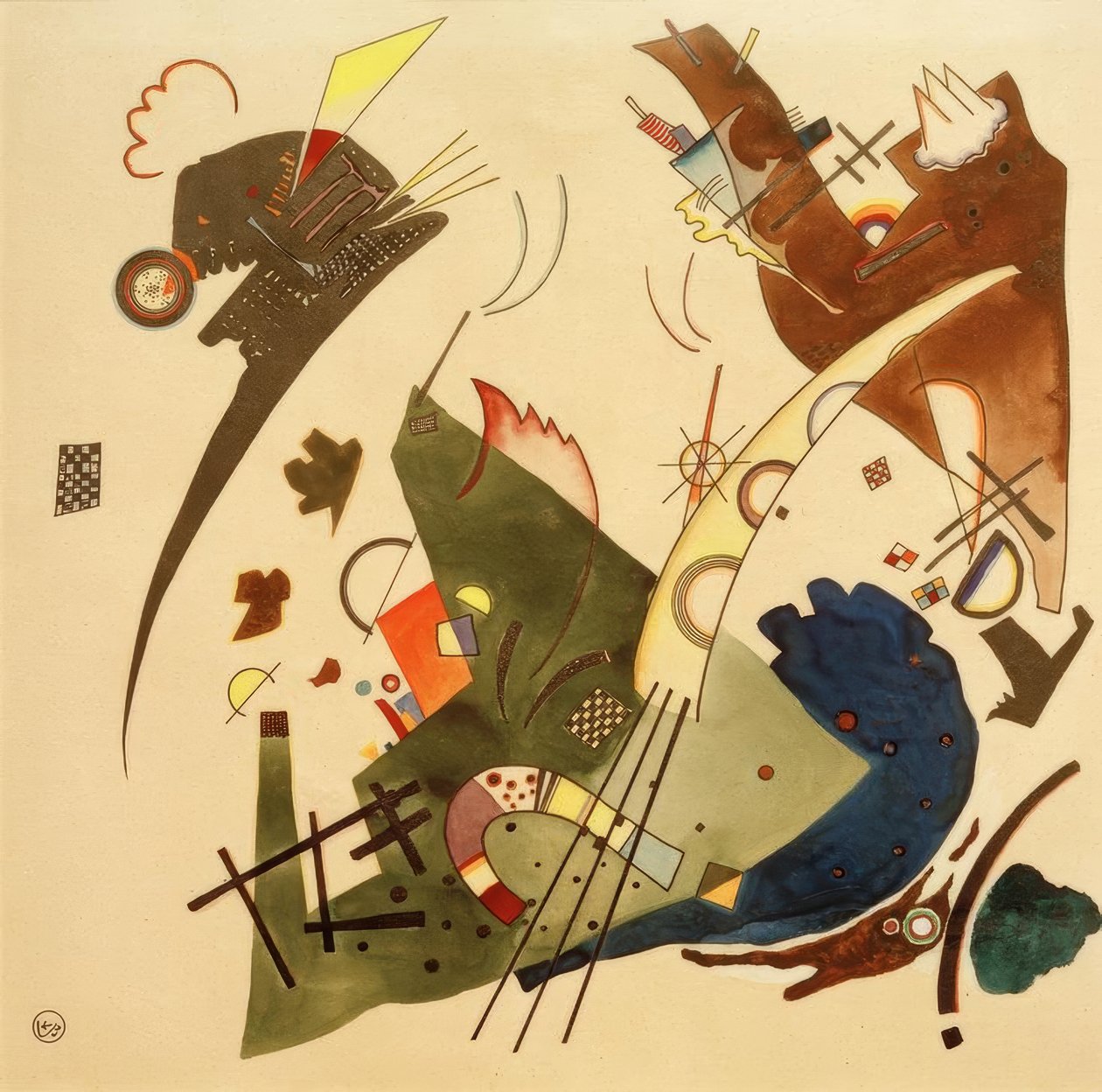 Cirklar av Wassily Kandinsky