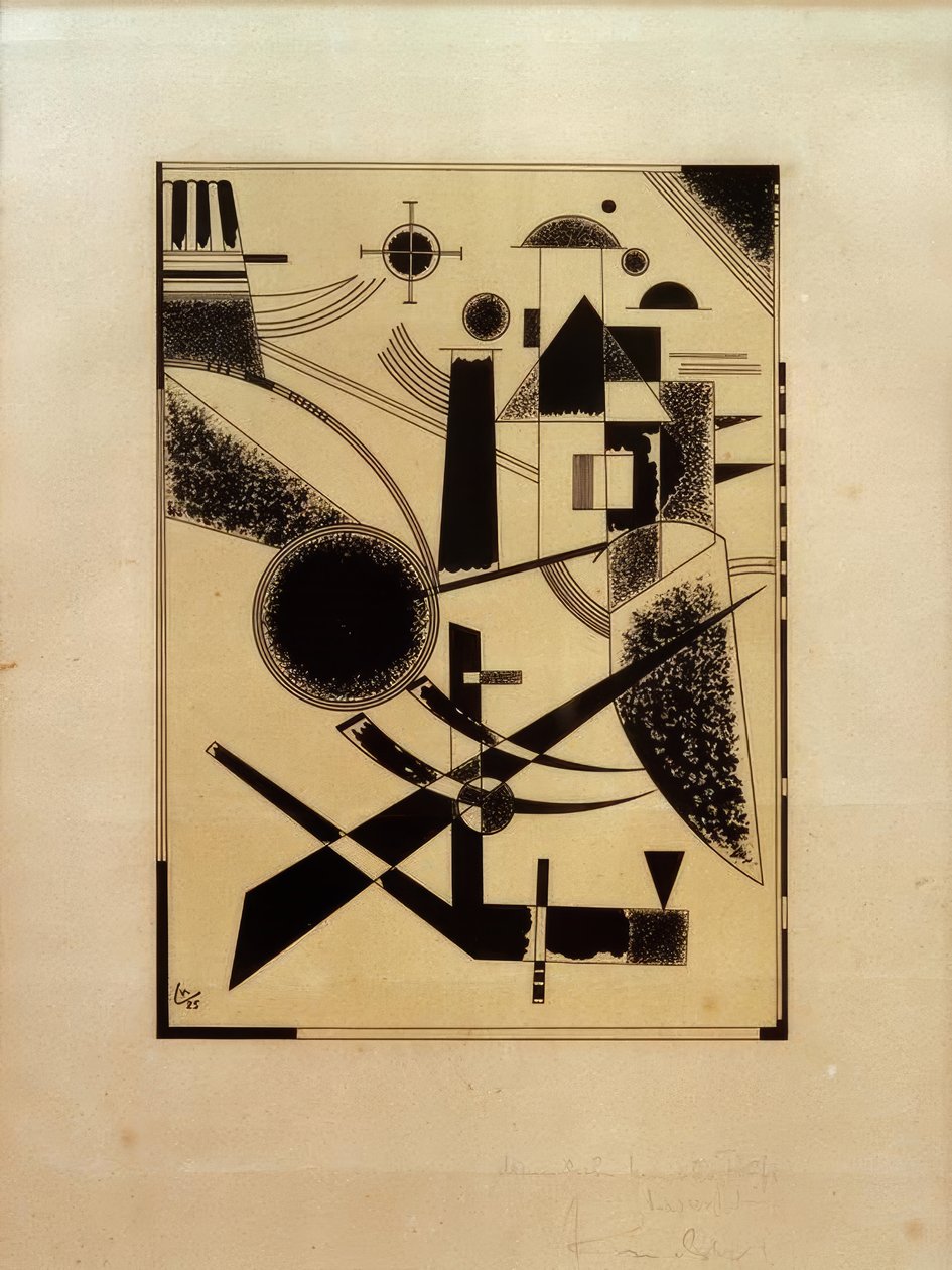 Litografi nr III av Wassily Kandinsky