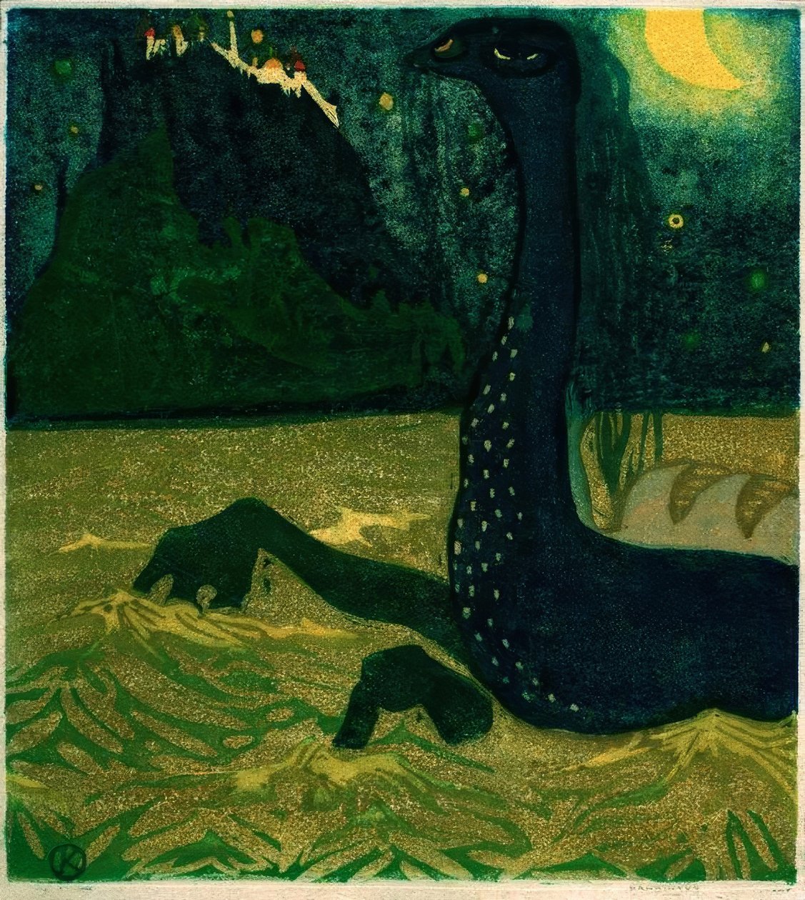 Månskensnatt av Wassily Kandinsky