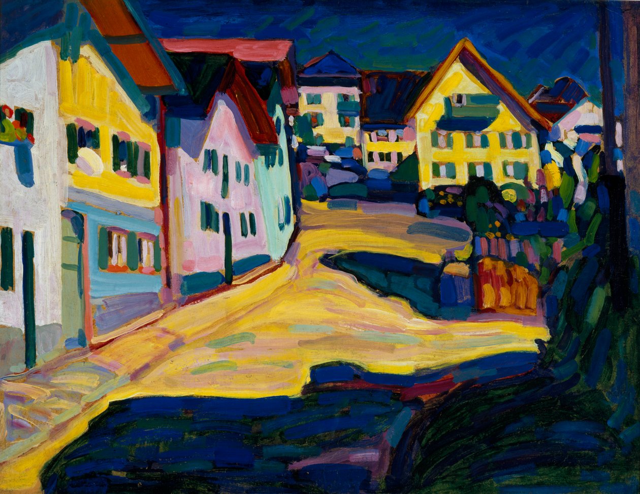 Murnau, Burggrabenstrasse av Wassily Kandinsky