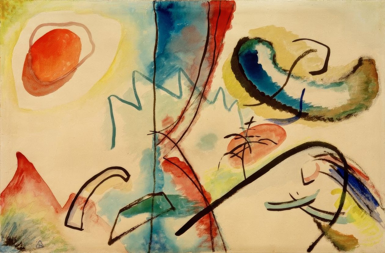 Utan titel (improvisation) av Wassily Kandinsky