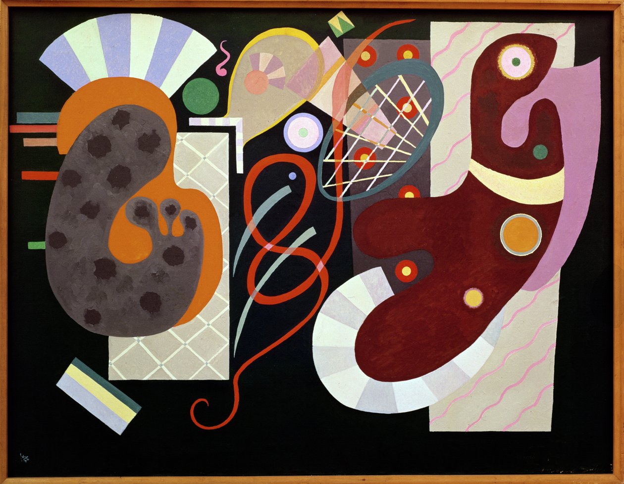 Röd knut, 1936 av Wassily Kandinsky
