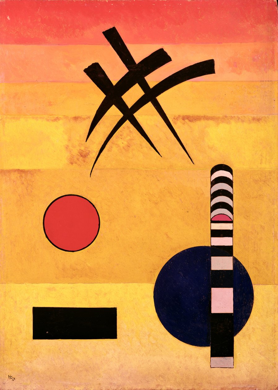 Sign, 1926 (olja) av Wassily Kandinsky