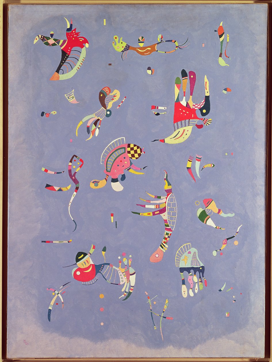 Himmelsblå, 1940 av Wassily Kandinsky