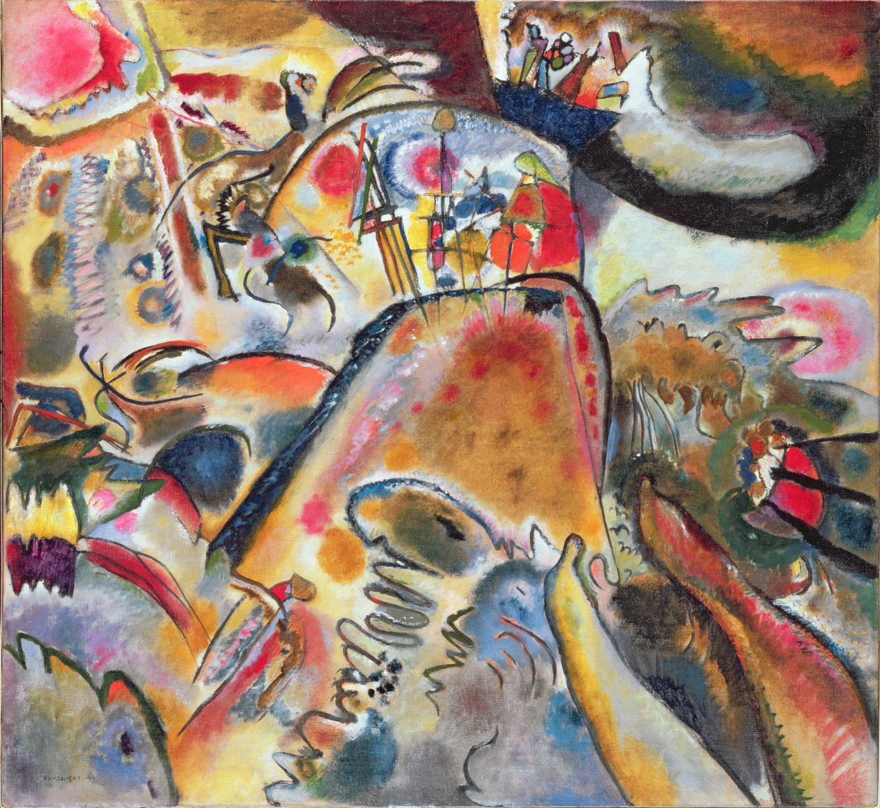 Små nöjen, 1913 av Wassily Kandinsky