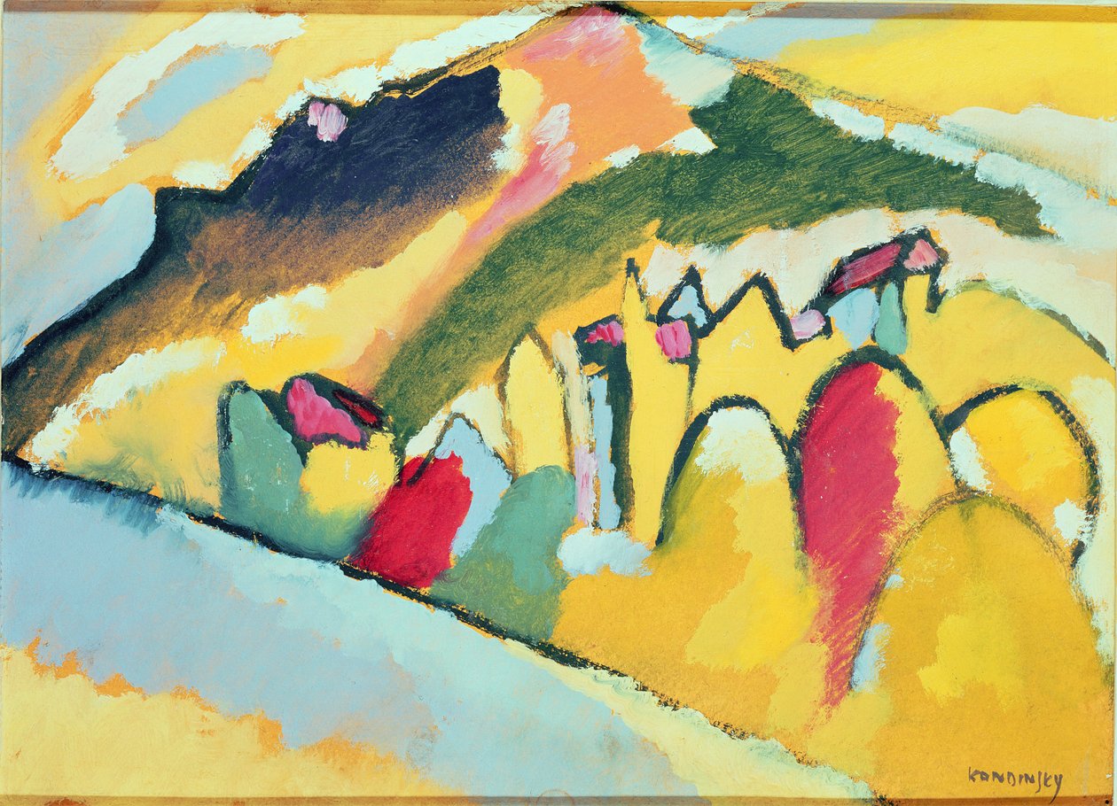 Studie hösten nr 1, 1910 av Wassily Kandinsky