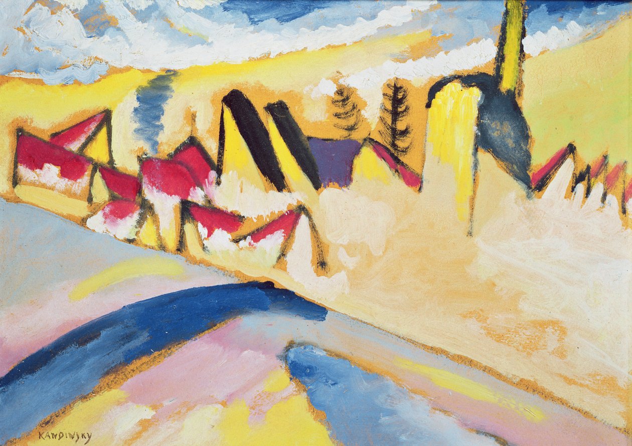 Studie i vinter nr 2, c.1910 av Wassily Kandinsky