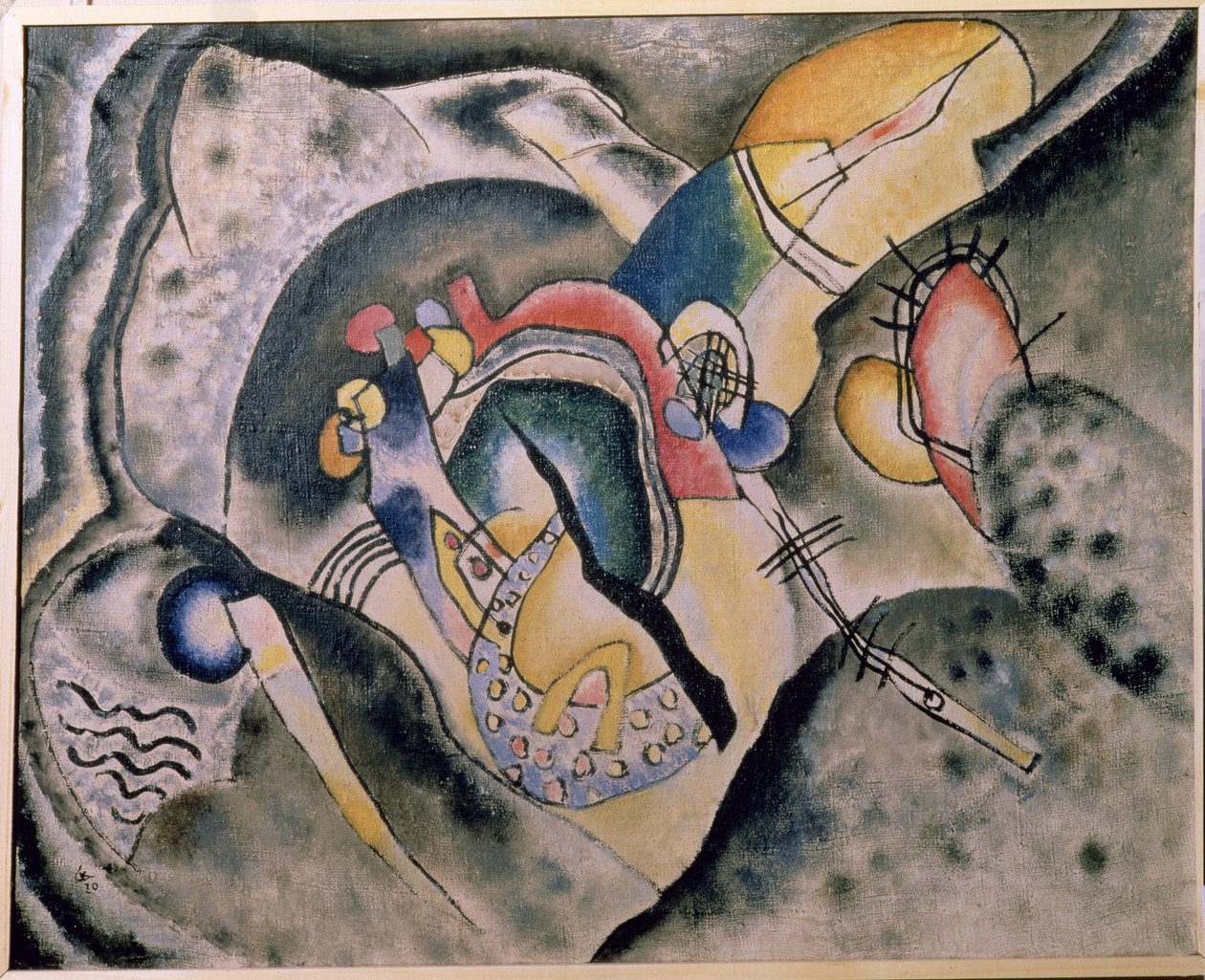 The Black Stroke, 1920 av Wassily Kandinsky