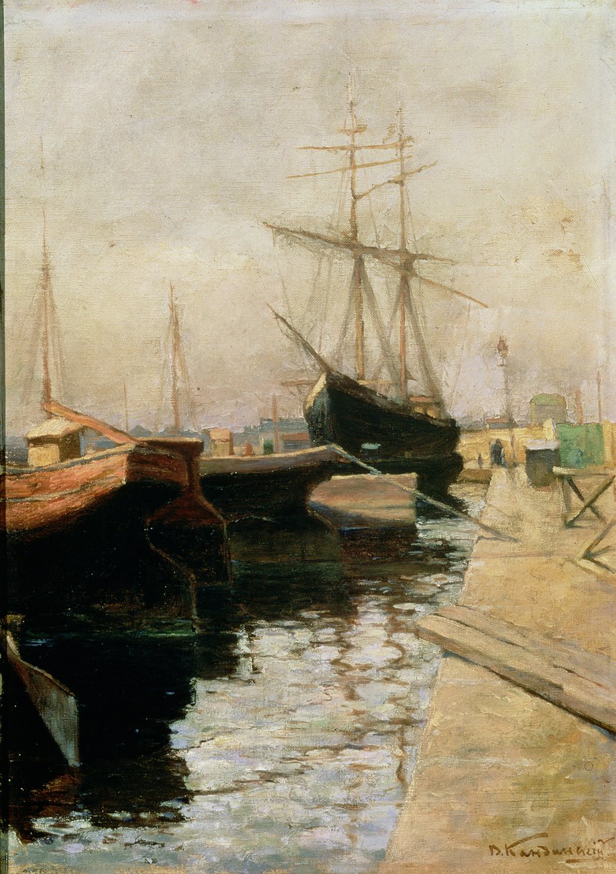 Hamnen i Odessa, 1900 av Wassily Kandinsky