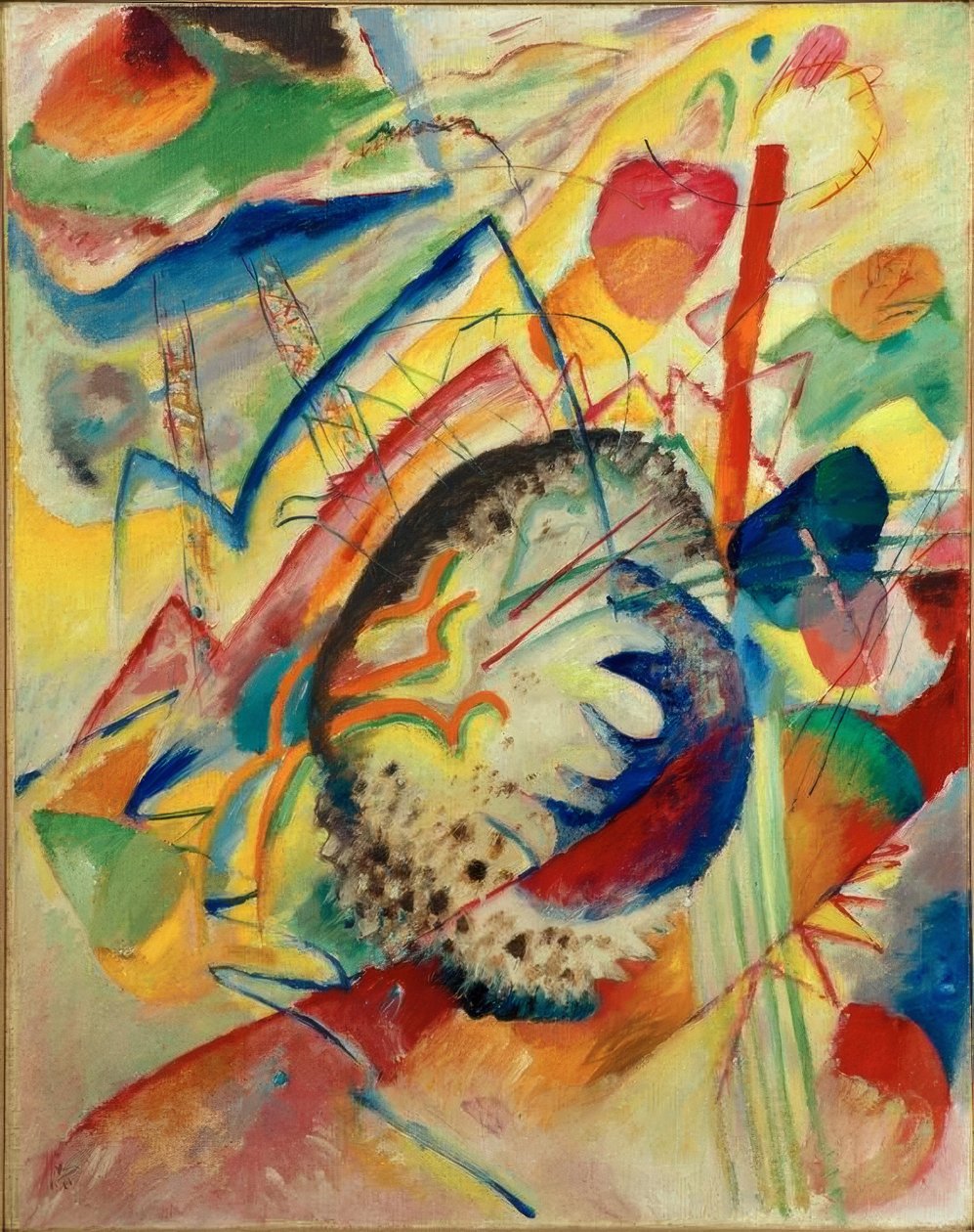 Namnlös improvisation II av Wassily Kandinsky