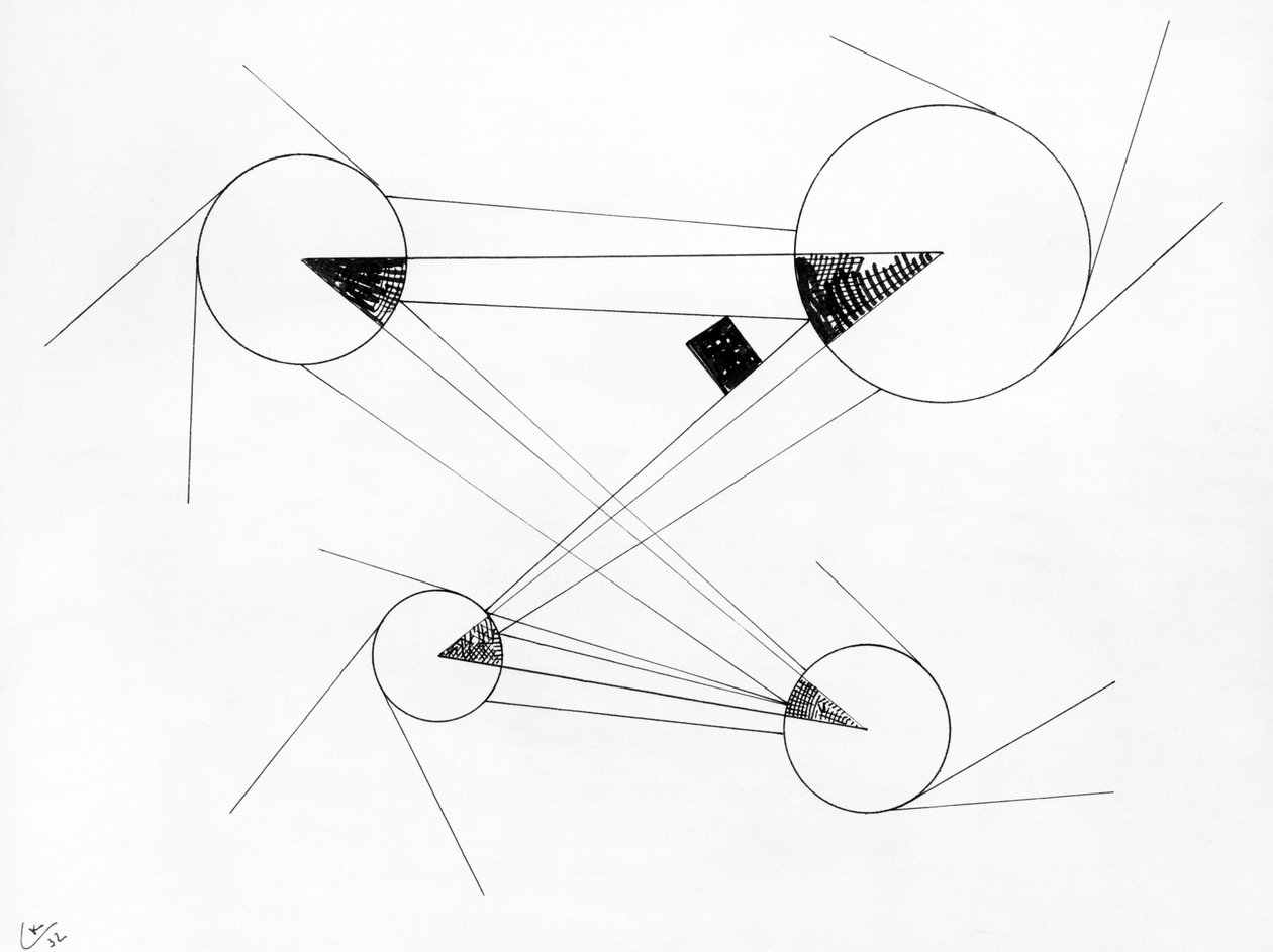Utan titel, 1932 (penna och bläck) av Wassily Kandinsky