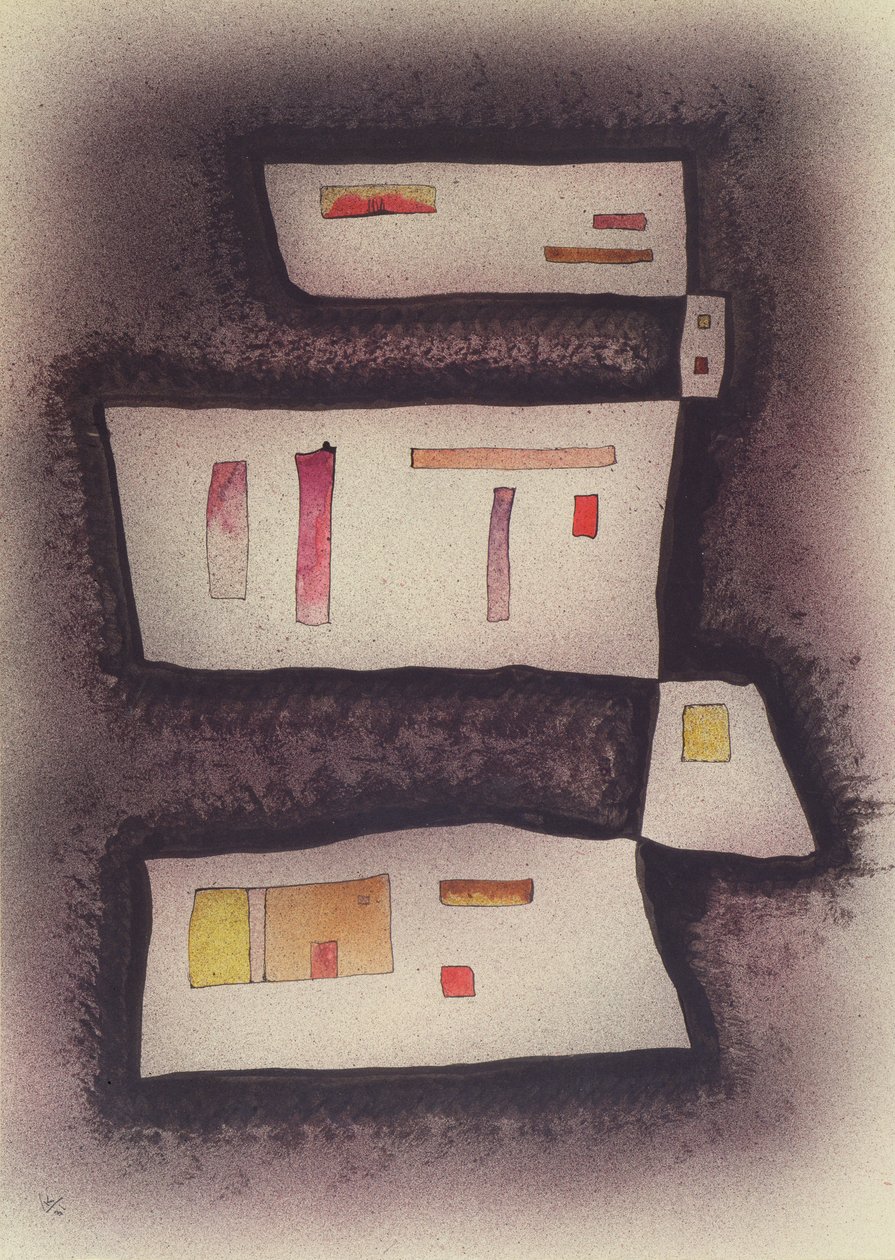 Behavior, 1931 (wc) swed av Wassily Kandinsky