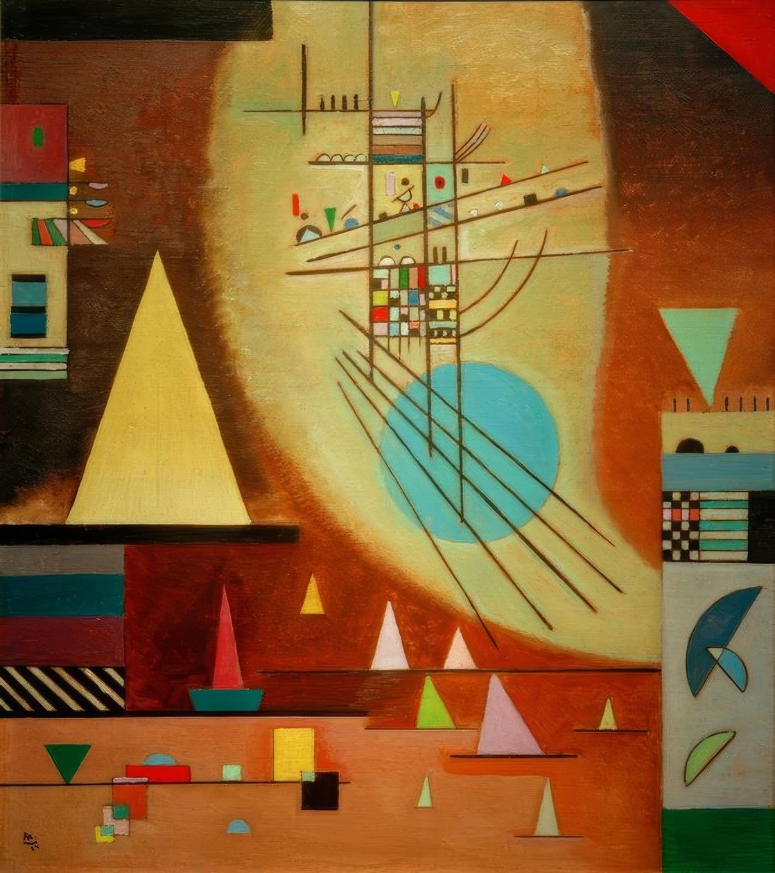 Blir tyst av Wassily Kandinsky