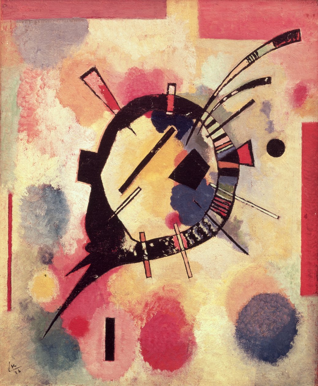 Yellow Centre, 1926 (olja på kartong) av Wassily Kandinsky