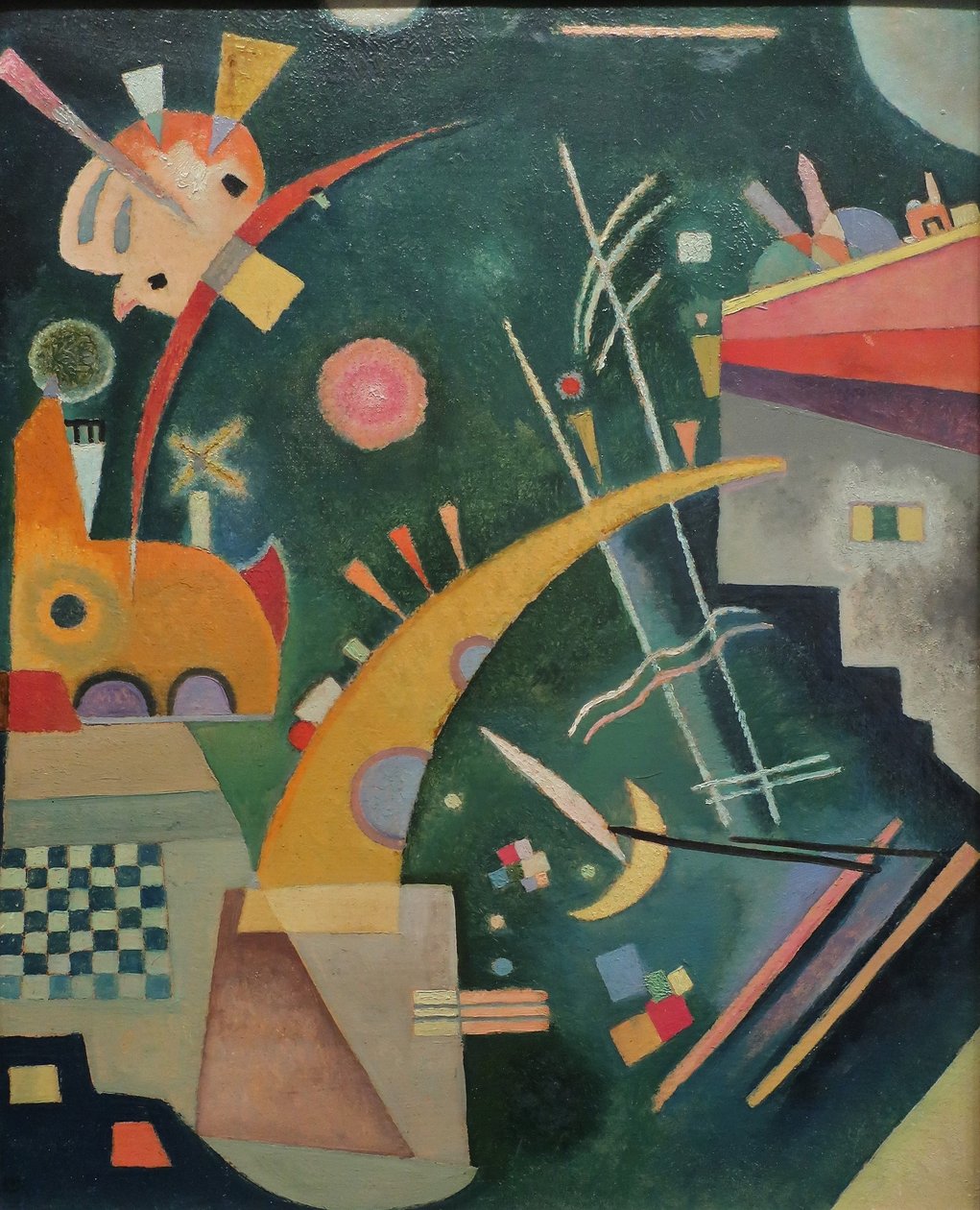 1924 Kandinsky Hornform av Wassily Kandinsky