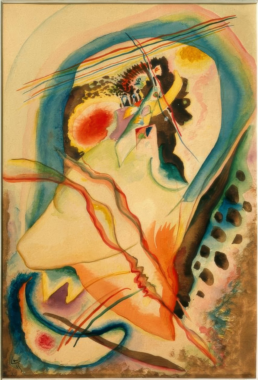 Abstrakt sammansättning av Wassily Kandinsky