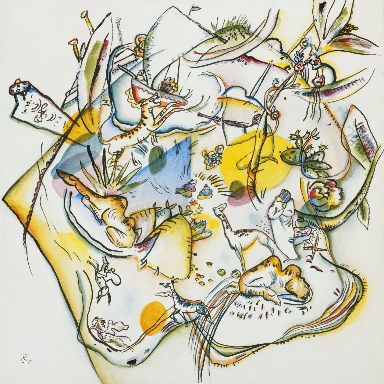 Afrika av Wassily Kandinsky