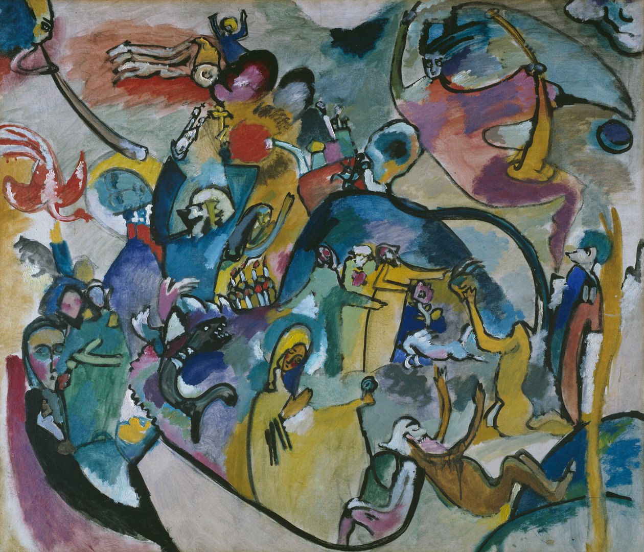 Alla helgon II av Wassily Kandinsky